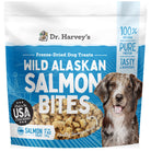 Dr. Harvey's Wild Alaskan Salmon Bites Freeze Dried Dog Training Treats with Salmon Meat for Dogs, 7 Ounces-Boats n Barks