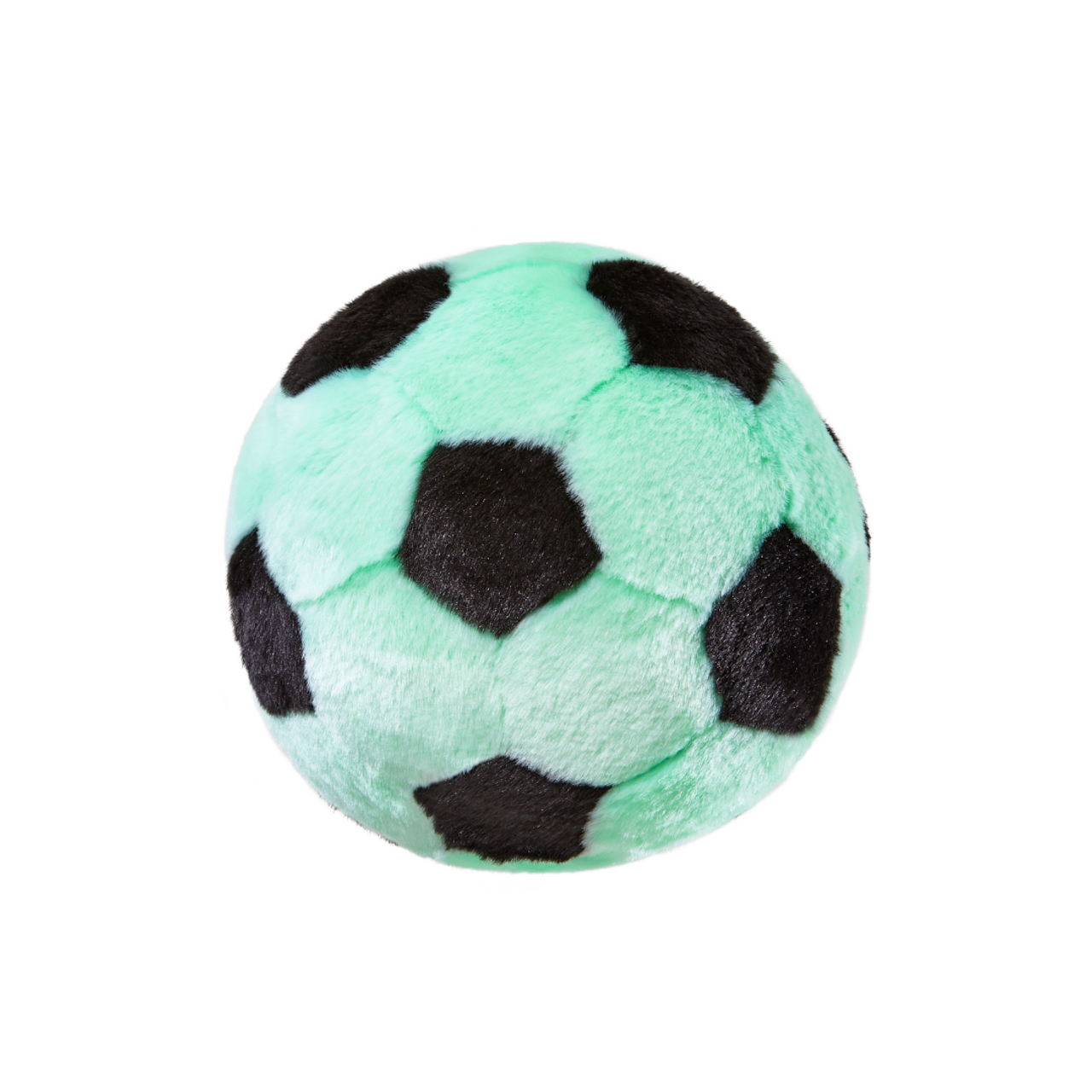 Fluff & Tuff Soccer Ball Soft Toy for Dogs Squeakerless Machine Washable 7"