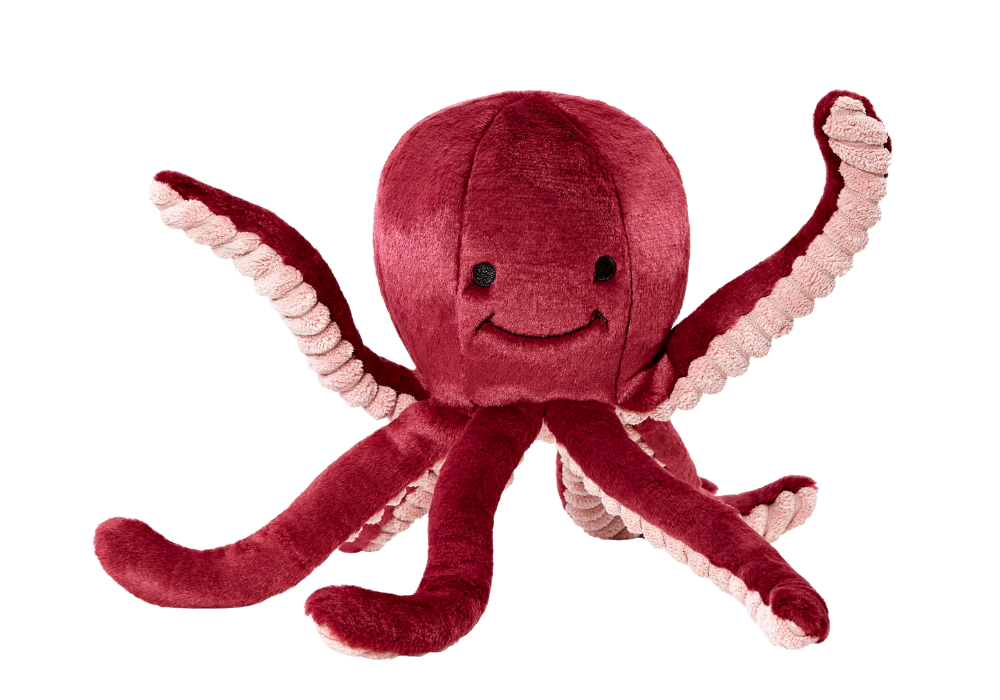 Fluff & Tuff Olympia Octopus Soft Dog Toy with Squeaker Machine Washable 11"
