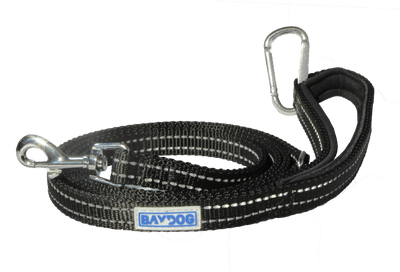 Baydog Pensacola Bay Dog Leash for Small to Medium Size Dogs 6' long and 5/8" wide Reflective Stitching-Boats n Barks