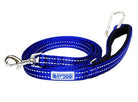 Baydog Pensacola Bay Dog Leash for Small to Medium Size Dogs 6' long and 5/8" wide Reflective Stitching-Boats n Barks