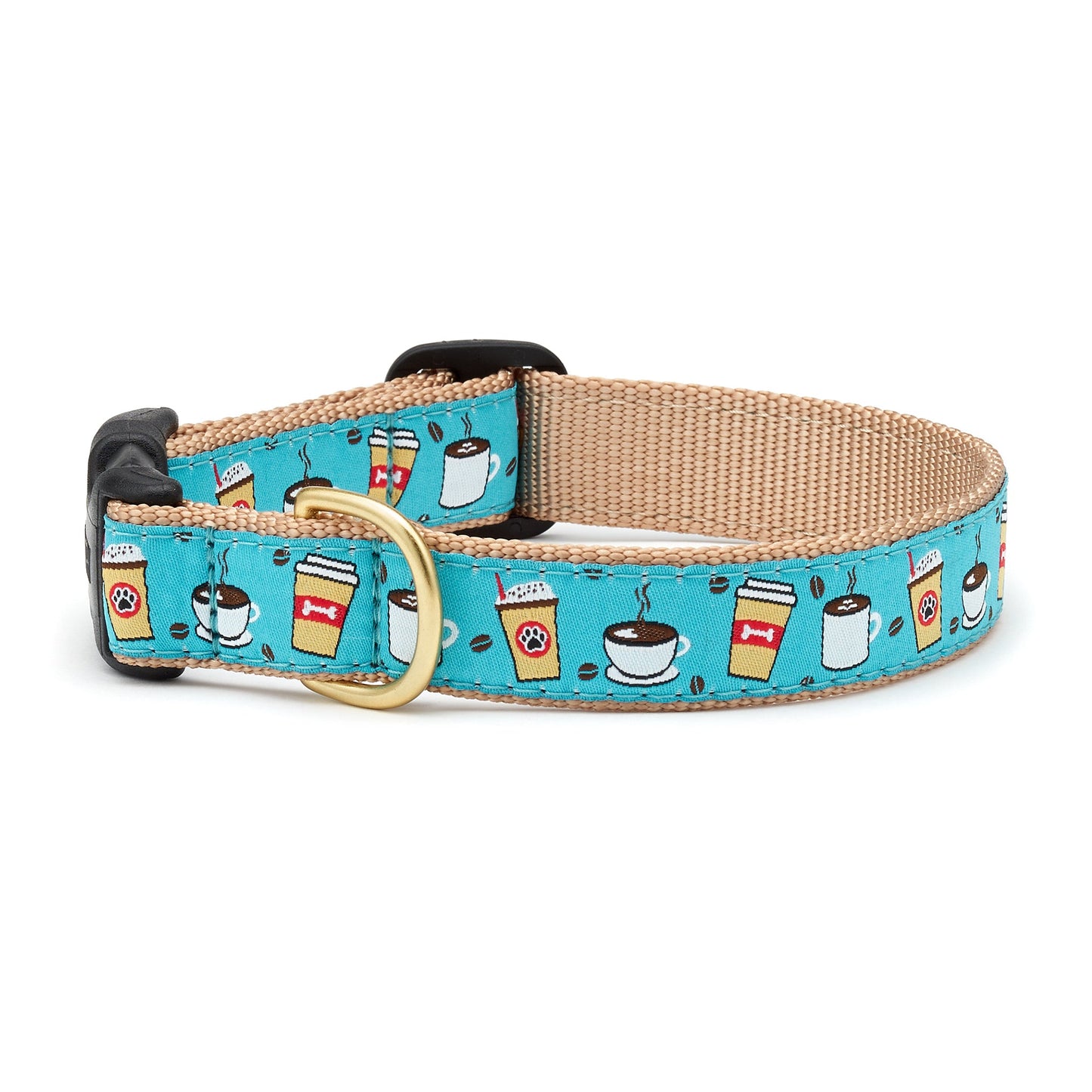 Coffee Nut Dog Collar by Up Country