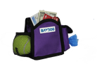 Baydog Dog Pack n Go Pouch Training Treat Pouch with Tennis Ball and Roll of Poop Bags Clips onto Leash Handle or Waist Band-Boats n Barks