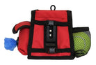 Baydog Dog Pack n Go Pouch Training Treat Pouch with Tennis Ball and Roll of Poop Bags Clips onto Leash Handle or Waist Band-Boats n Barks