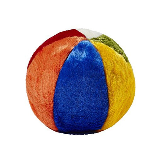 Fluff & Tuff Beach Ball Soft Dog Toy with Squeaker Machine Washable