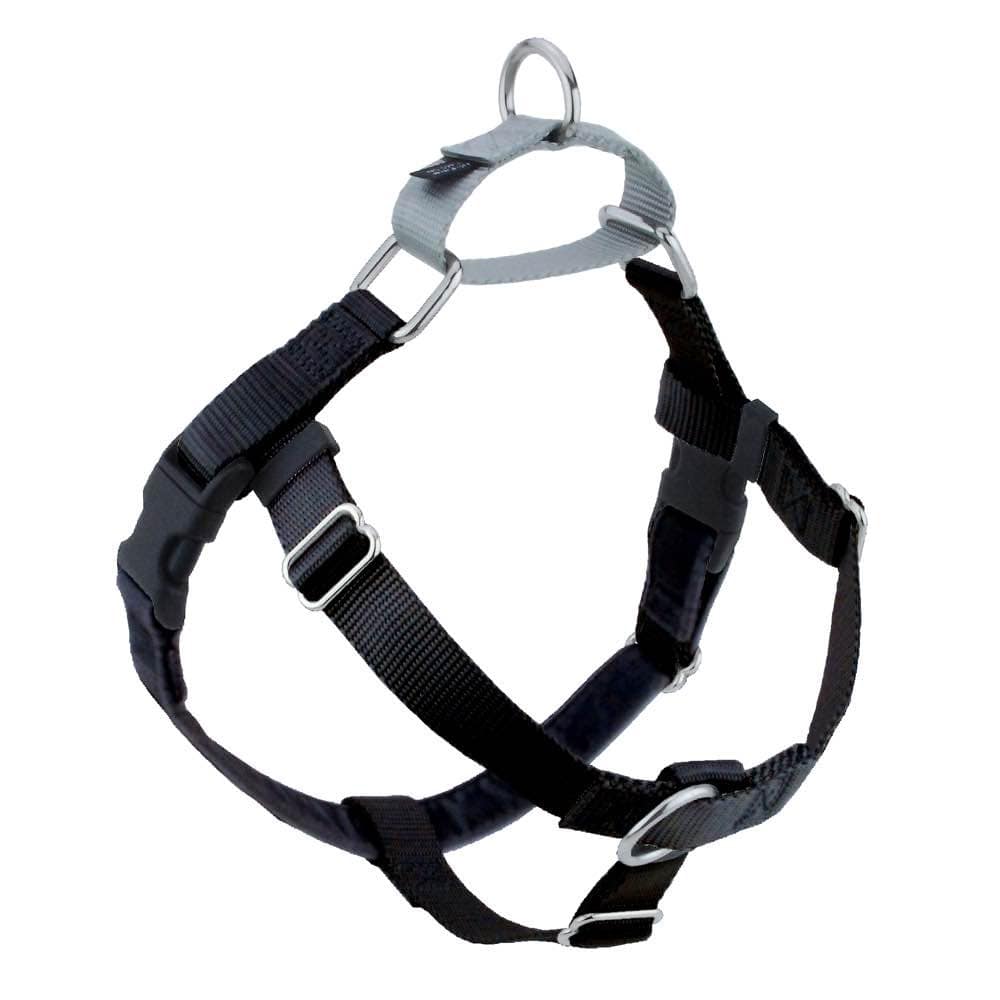 Freedom No Pull Dog Harness | Adjustable Gentle Comfortable Control for Easy Dog Walking | for Small Medium and Large Dogs | With dual clip leash | Made in USA-Boats n Barks