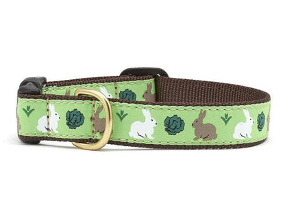Easter Garden Rabbit Dog Collar by Up Country