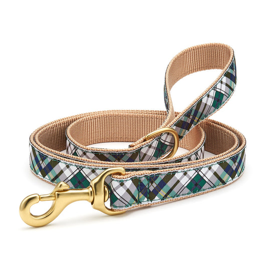 Gordon Plaid Dog Lead by Up Country