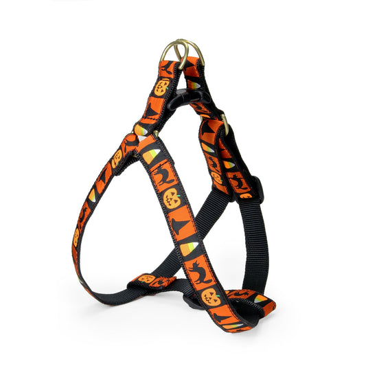 Halloween Pumpkin Dog Harness by Up Country