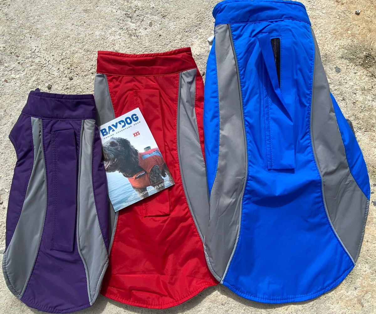 Baydog Saginaw Bay Fleece Lined & Water Repellant Jacket for Dogs-Boats n Barks