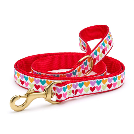 Pop Hearts Dog Lead by Up Country