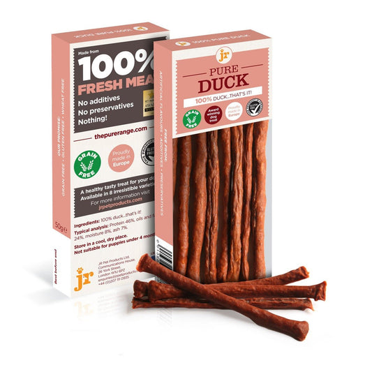 JR Pet Products 100% Pure Duck Sticks for Dogs