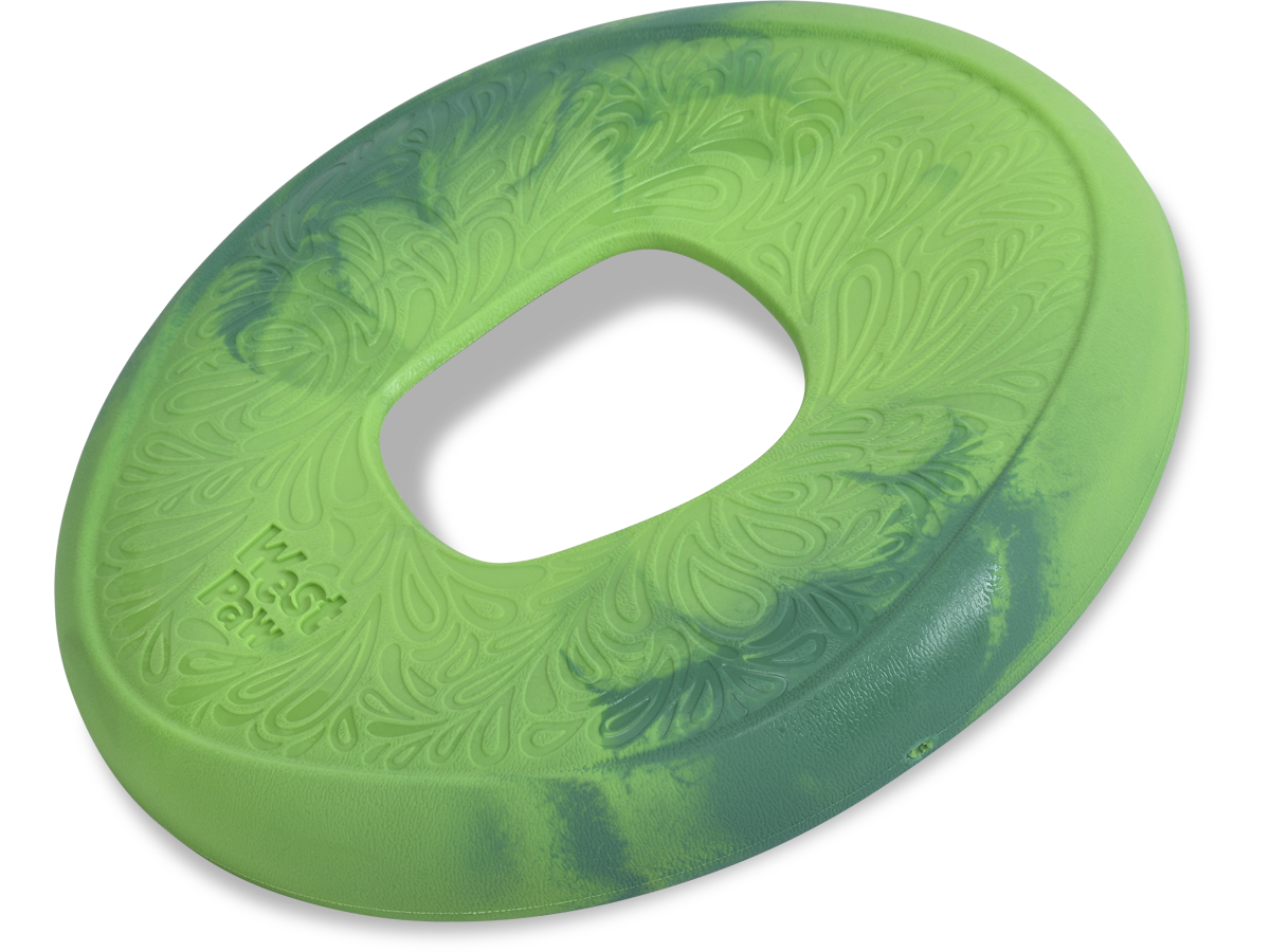 West Paw Sailz Soft Dog Frisbee with Hole in Centre