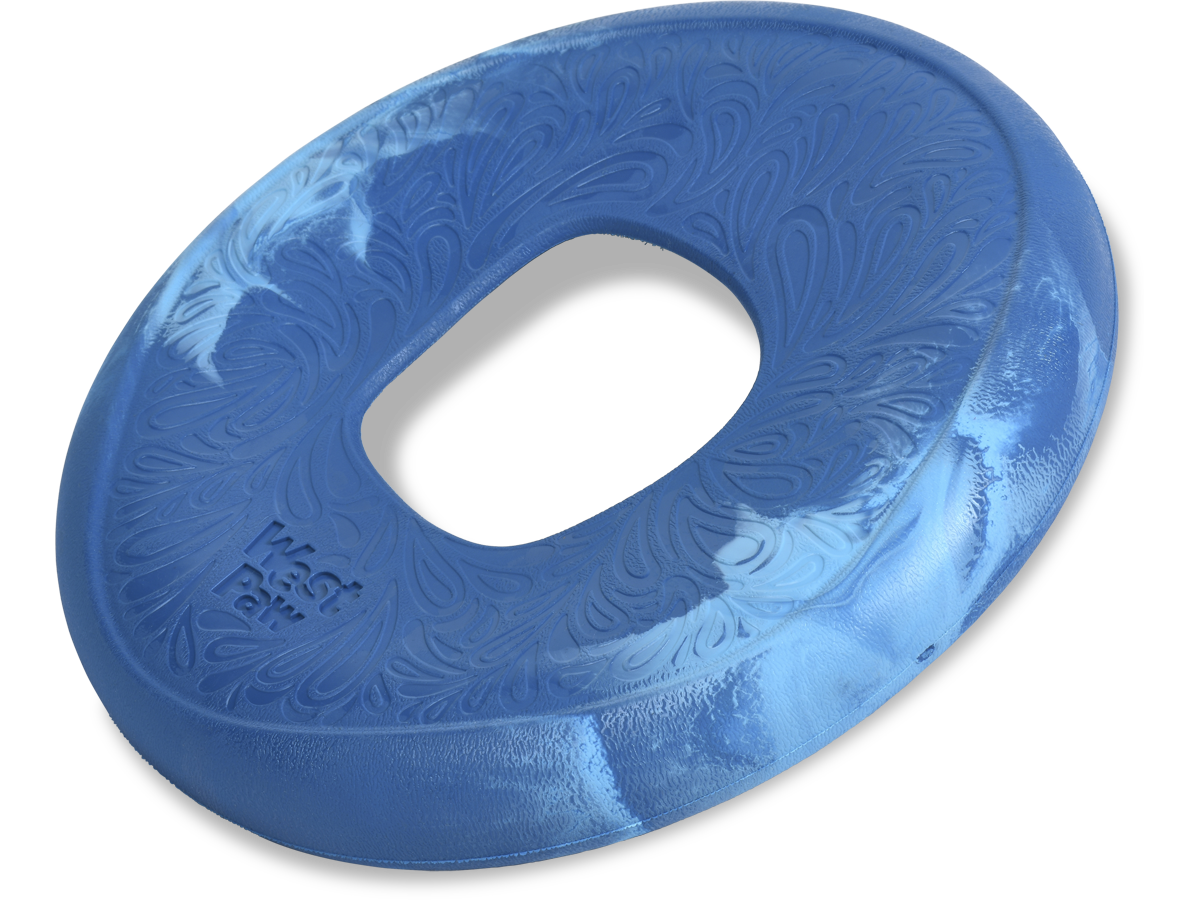 West Paw Sailz Soft Dog Frisbee with Hole in Centre