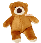 Fluff & Tuff Cubby Bear Soft Dog Toy Machine Washable Extra Small 5"-Boats n Barks