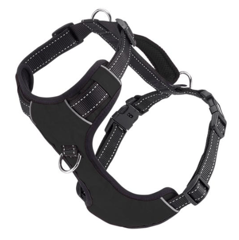 Baydog Chesapeake Bay Reflective Dog Harness with Handle and 3 Attachment Rings-Boats n Barks