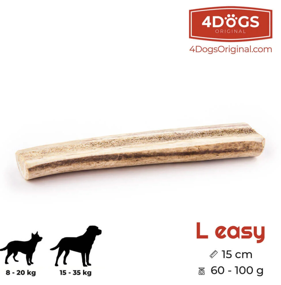 Naturally Shed Deer Antlers for Dogs-Medium Density from Poland