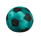 Fluff & Tuff Soccer Ball Soft Dog Toy with Squeaker Machine Washable-Boats n Barks