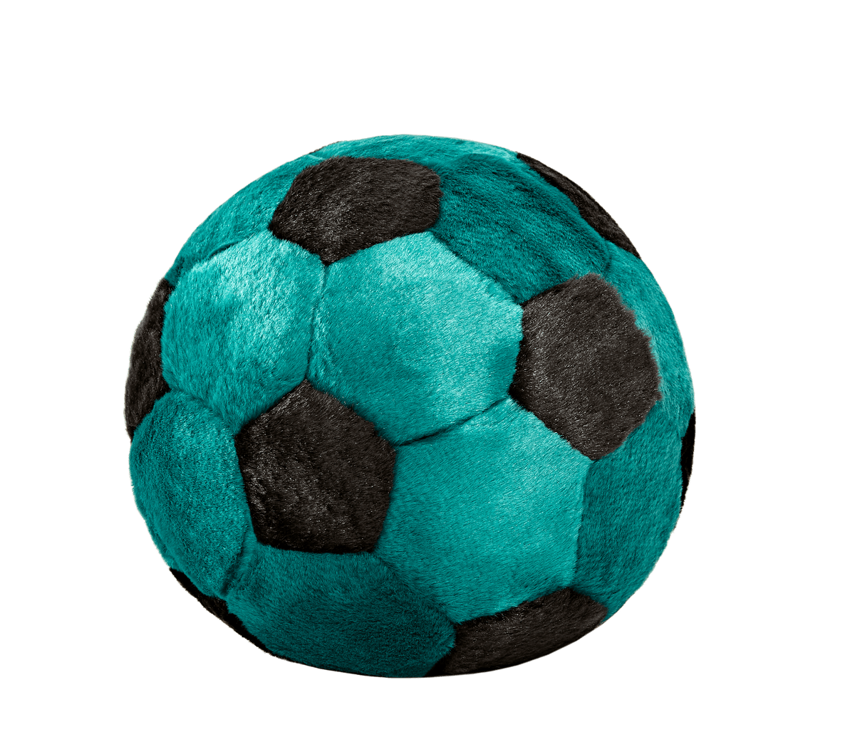 Fluff & Tuff Soccer Ball Soft Dog Toy with Squeaker Machine Washable-Boats n Barks