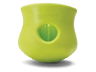West Paw Zogoflex Toppl Treat Dispensing Dog Toy Puzzle – Interactive Chew Toys for Dogs – Dog Toy for Moderate Chewers, Fetch, Catch – Holds Kibble, Treatsf-Boats n Barks