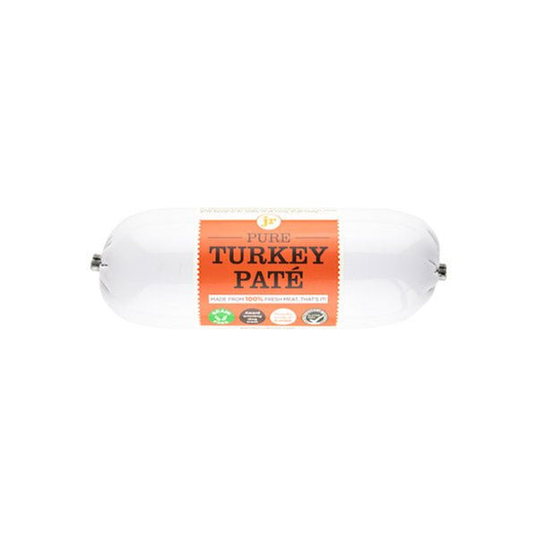 JR Pet Products Turkey Pate 100% Pure Meat for Dogs made in UK 400g
