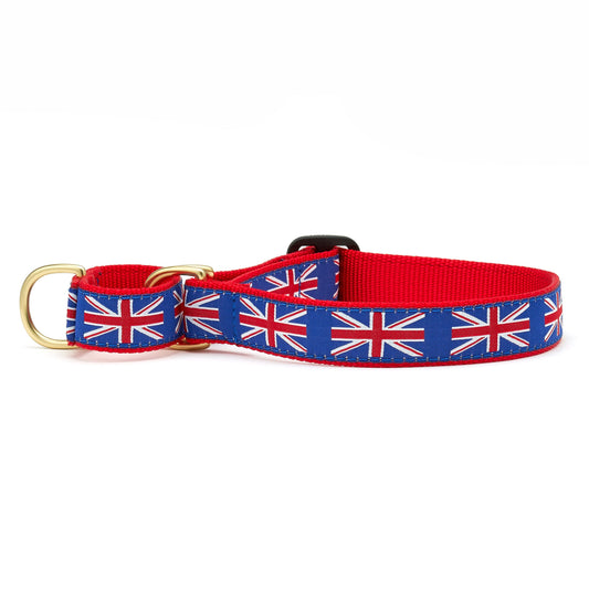 Union Jack Martingale Dog Collar by Up Country
