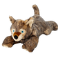 Fluff & Tuff Lobo Wolf Pup Soft Dog Toy with Squeaker Machine Washable 20"