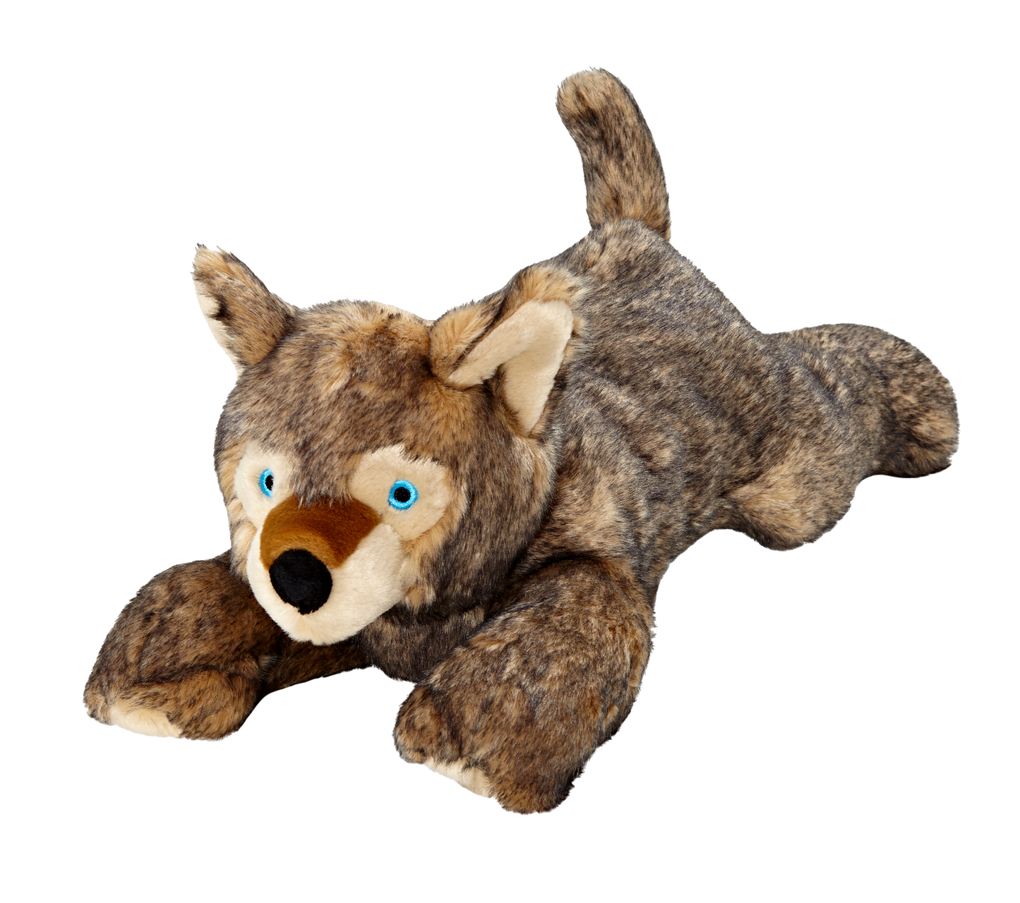 Fluff & Tuff Lobo Wolf Pup Soft Dog Toy with Squeaker Machine Washable 20"