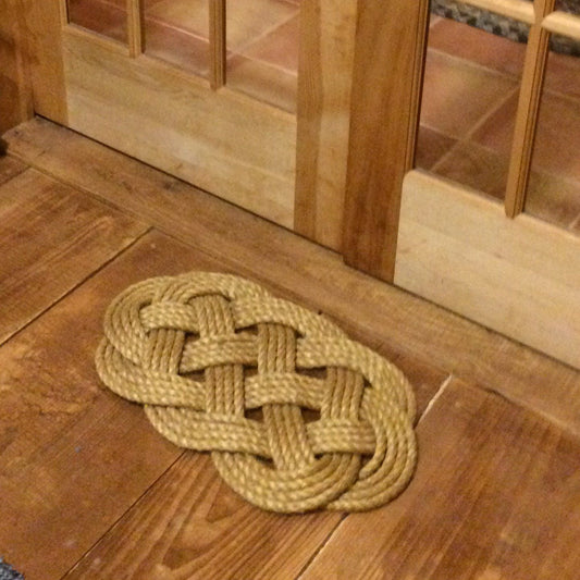 Mystic Knot Work Ocean Plait Door Mat Home Decor
