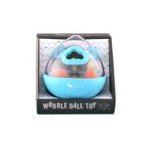 P.L.A.Y. Wobble Ball Treat Dispensing Enrichment Toy for Dogs-Boats n Barks