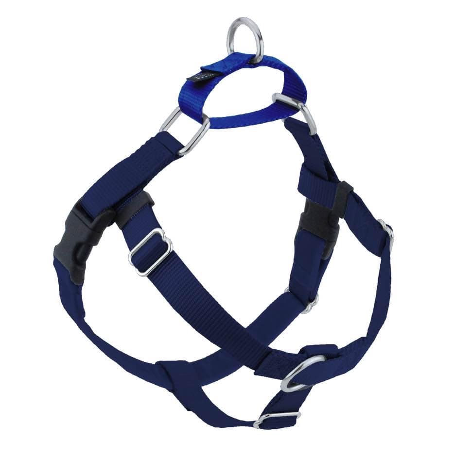 Freedom No Pull Dog Harness | Adjustable Gentle Comfortable Control for Easy Dog Walking | for Small Medium and Large Dogs | With dual clip leash | Made in USA-Boats n Barks