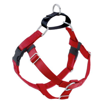 Freedom No Pull Dog Harness | Adjustable Gentle Comfortable Control for Easy Dog Walking | for Small Medium and Large Dogs | With dual clip leash | Made in USA