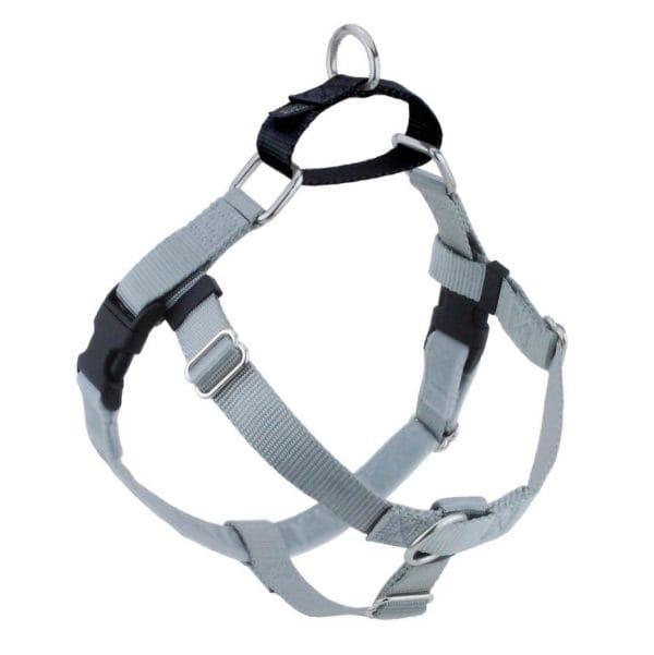 Freedom No Pull Dog Harness | Adjustable Gentle Comfortable Control for Easy Dog Walking | for Small Medium and Large Dogs | With dual clip leash | Made in USA-Boats n Barks